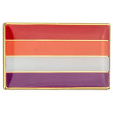 Lesbian Pride Flag Enamel Pin